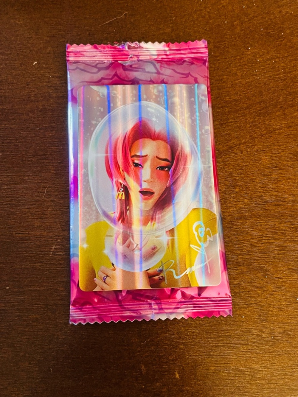 Holographic Saja Boys Art Card  - Vibrant Illustration